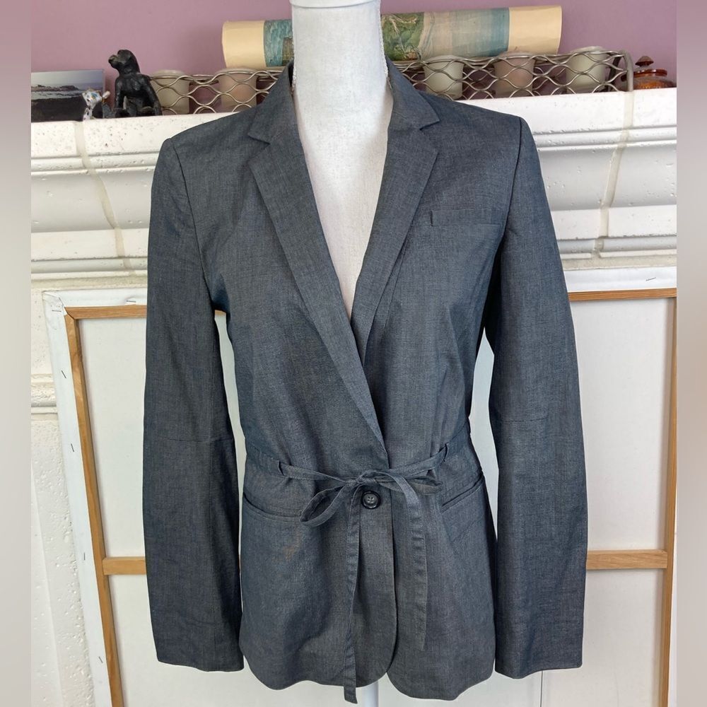 Banana Republic finely tailored blazer drawstring tied waist great pockets